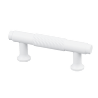 Handgreep Wit - diamond cut - 64mm/98mm
