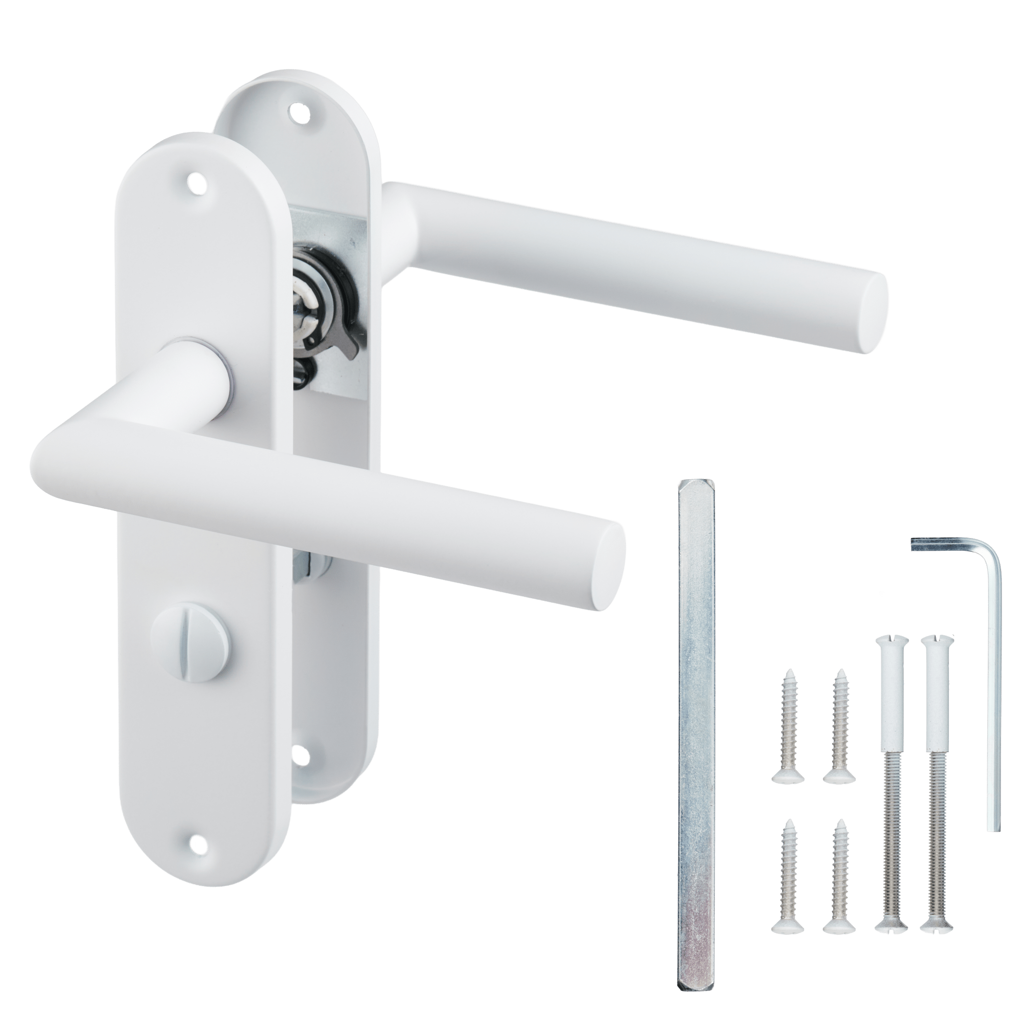 Calzio - WC-Slot Wit - Kort Rond Schild