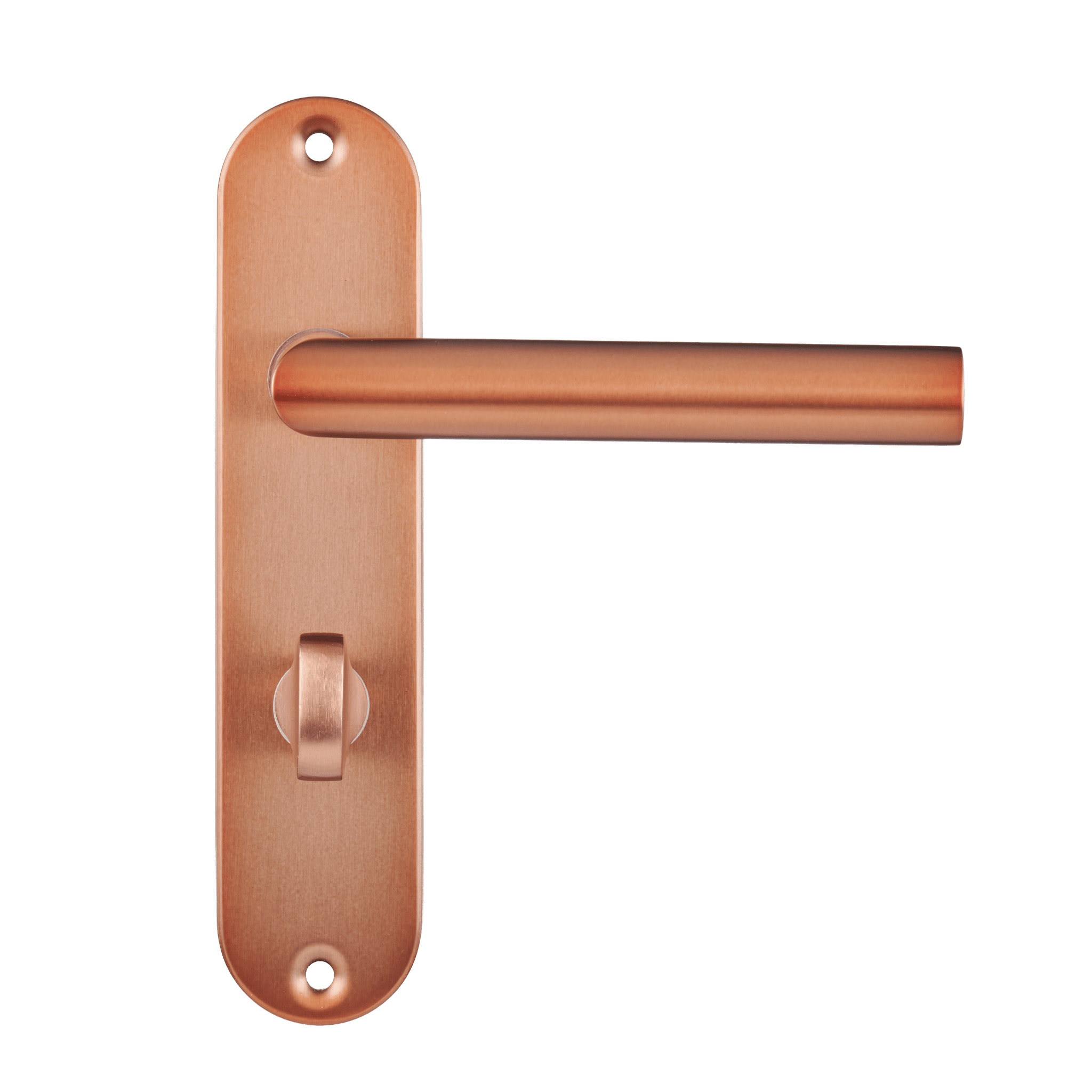 Rossa - Cuvette WC Plaque courte ronde en cuivre