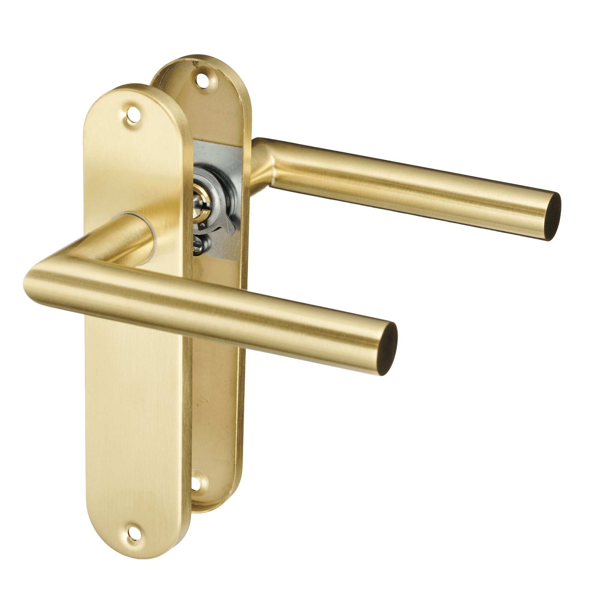 Solara - Deurklink Goud - Kort Rond Schild