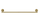 Stelo - Barre porte-serviettes - Or mat