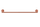 Stelo - Barre porte-serviettes - Cuivre mat