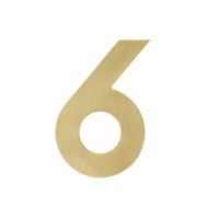 Figura - Goldene Hausnummer 6