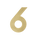 Figura - Goldene Hausnummer 6