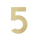 Figura - Numéro de maison doré 5