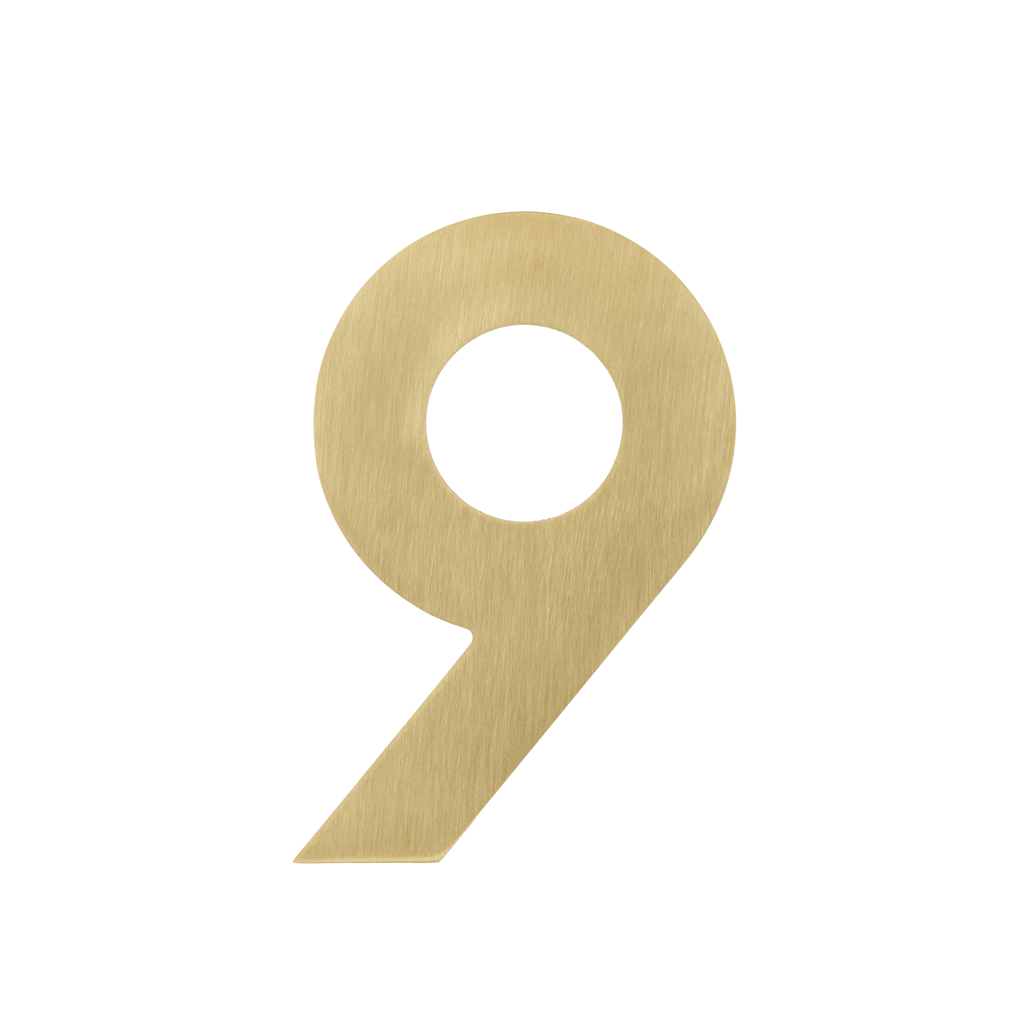 Figura - Goldene Hausnummer 9