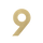 Figura - Goldene Hausnummer 9