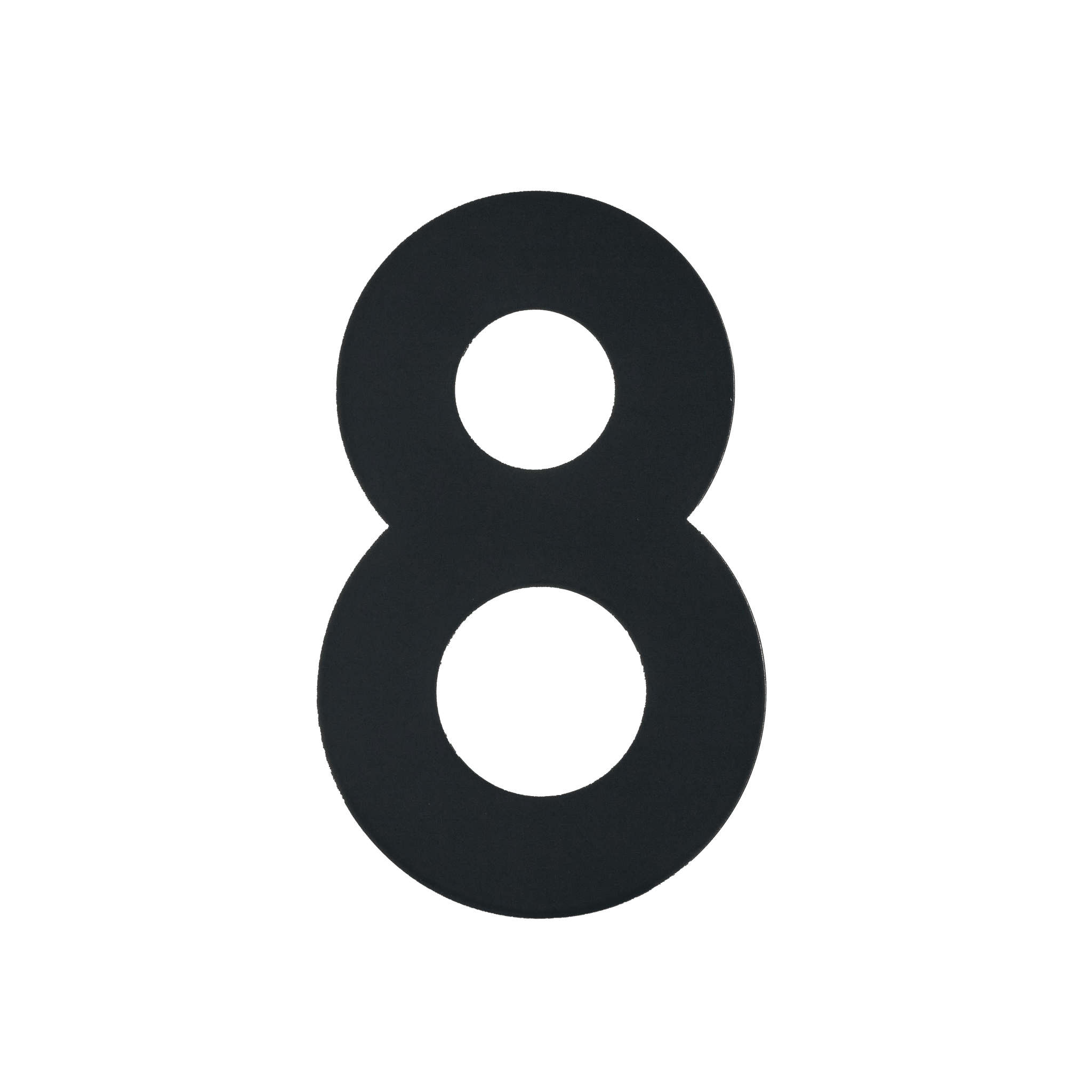 Numéros de maison noirs