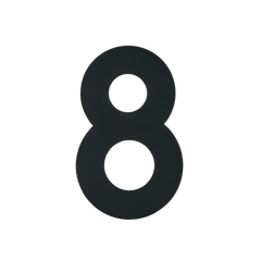 Figura - Numéro de maison noir 8