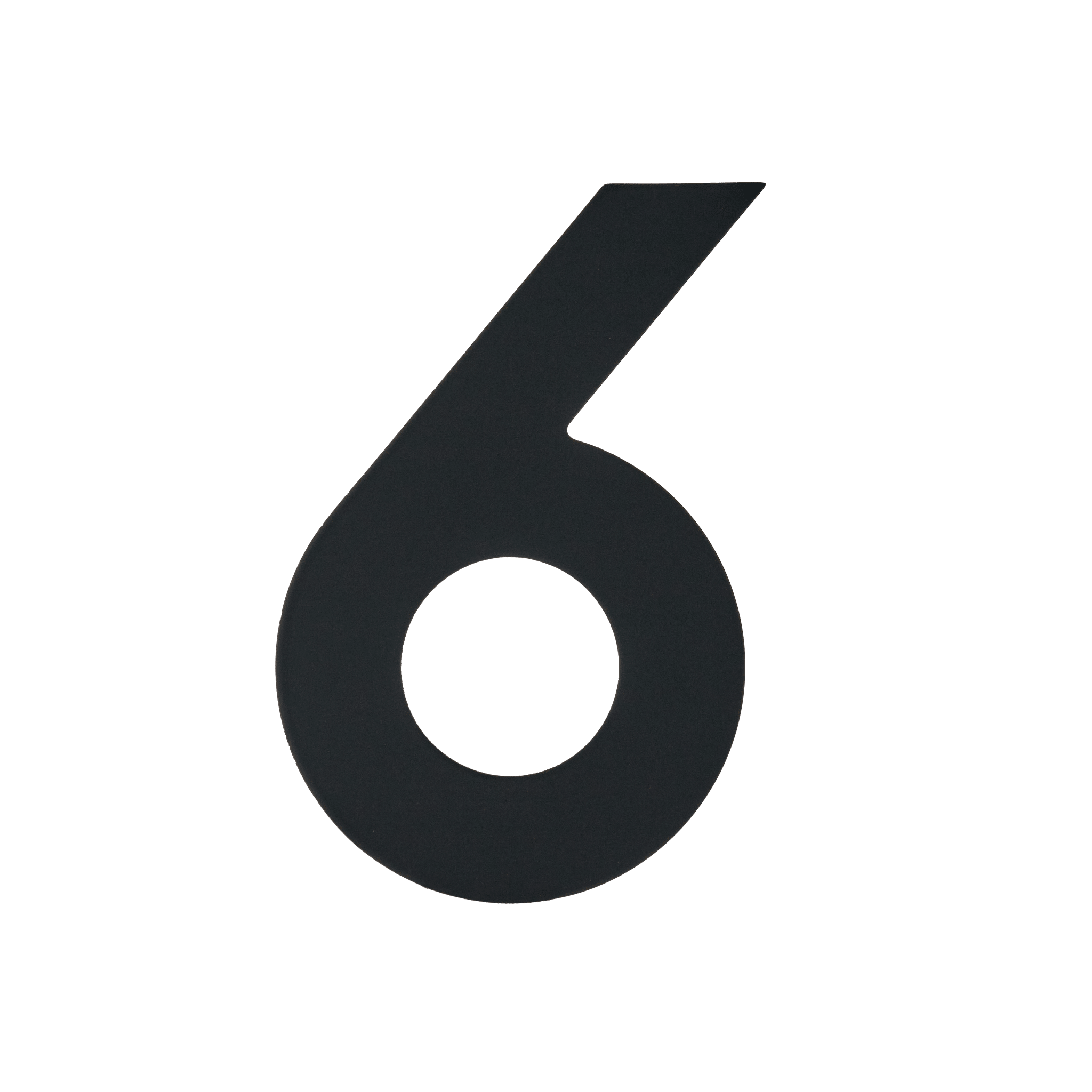 Figura - Schwarze Hausnummer 6