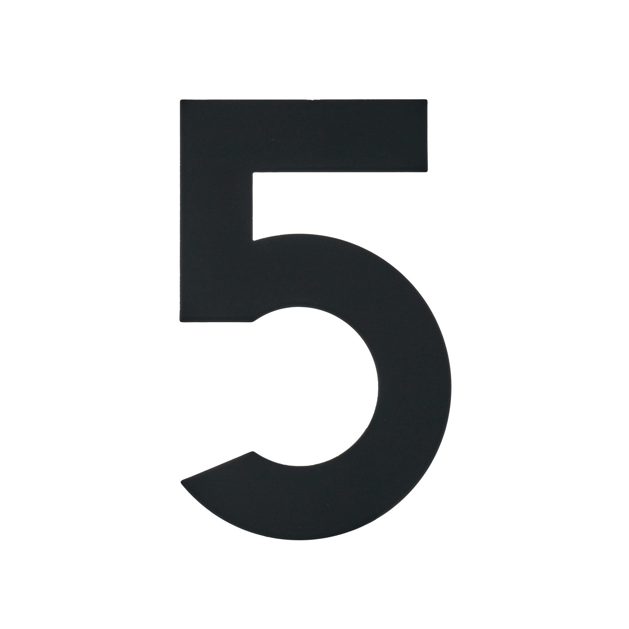 Figura - Schwarze Hausnummer 5