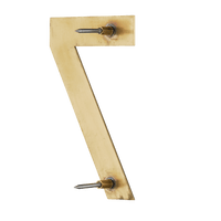 Figura - Goldenes Hausnummernschild 7