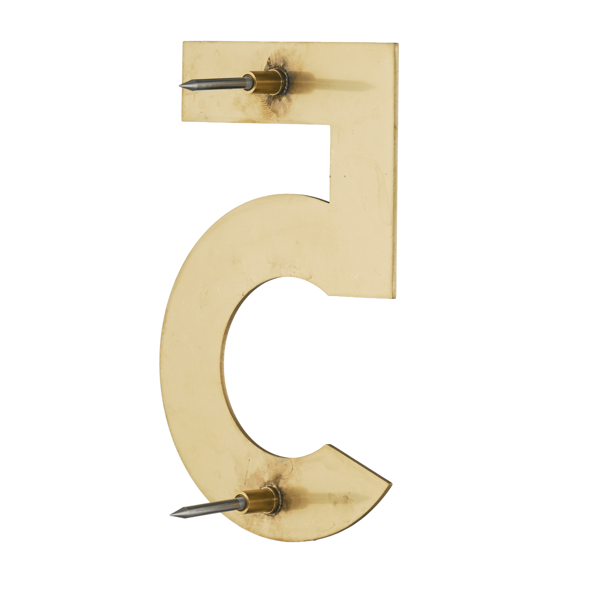 Figura - Goldenes Hausnummer 5