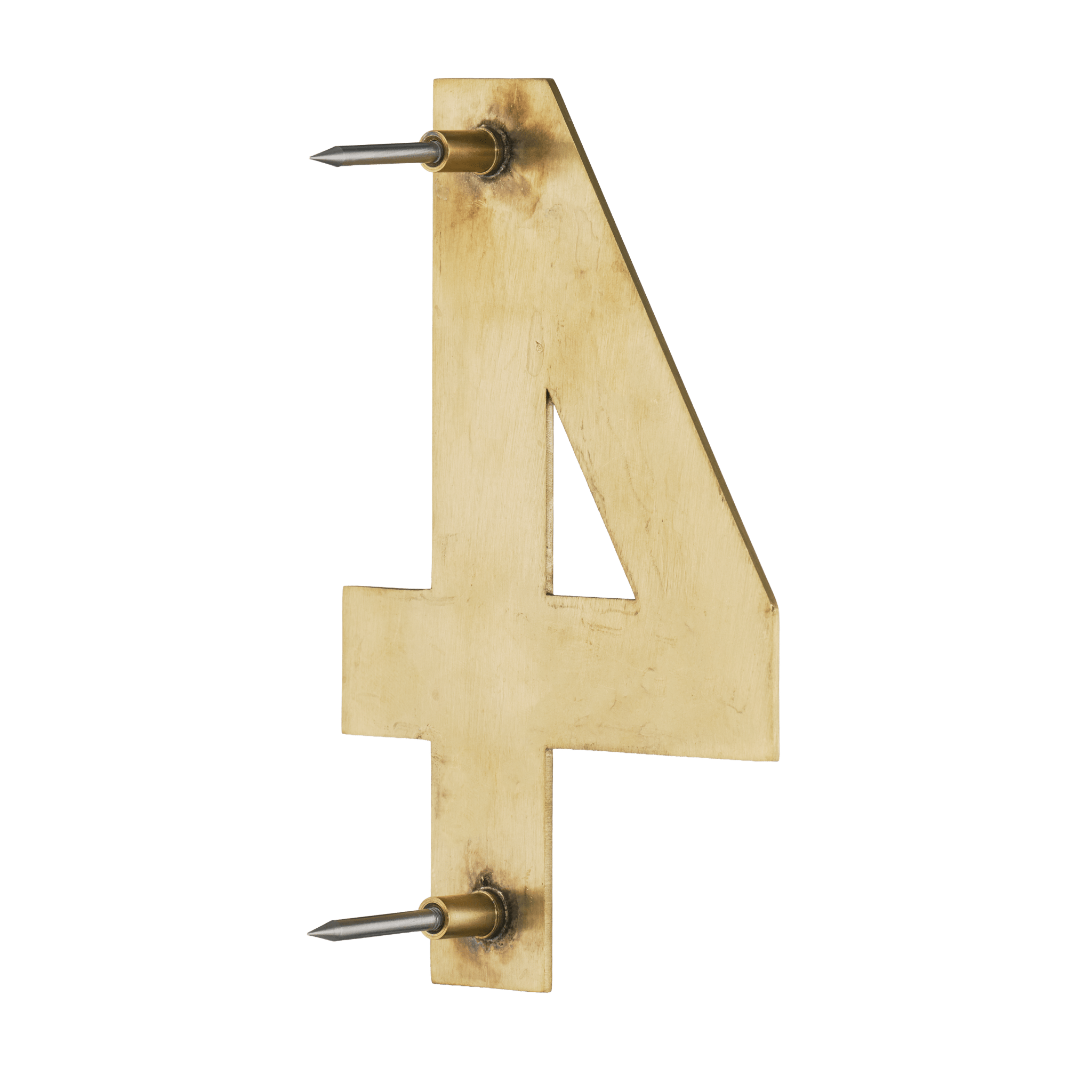 Figura - Goldene Hausnummer 4