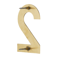 Figura - Goldene Hausnummer 2