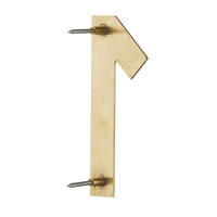 Figura - Goldenes Hausnummernschild 1