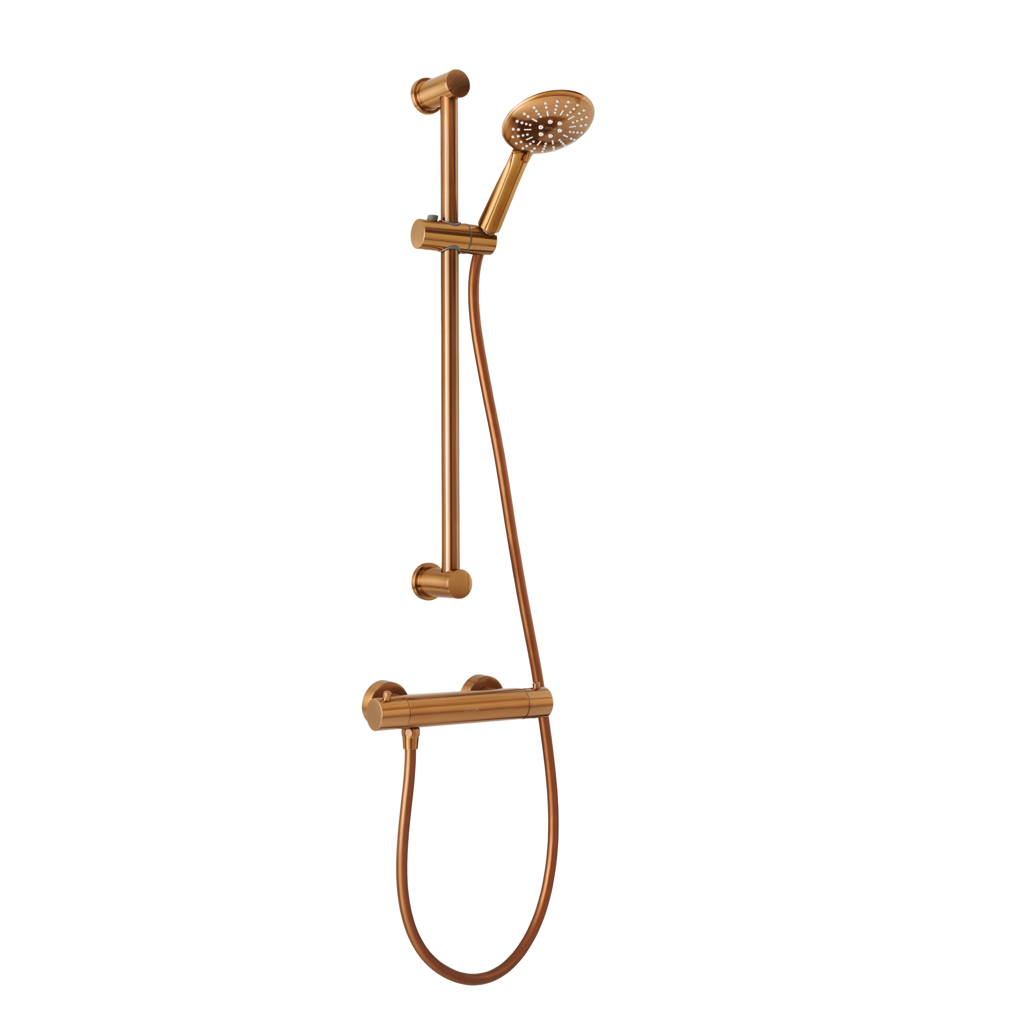 Delfi - Handdouche met Glijstang - Mat Brons