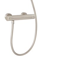 Delfi - Handbrause mit Brausestange - Edelstahl