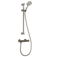 Delfi - Handbrause mit Duschstange - Gun Metal