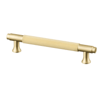 Poignée dorée - taille diamant - 128mm/140mm
