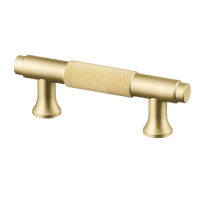 Poignée dorée - taille diamant - 64mm/76mm