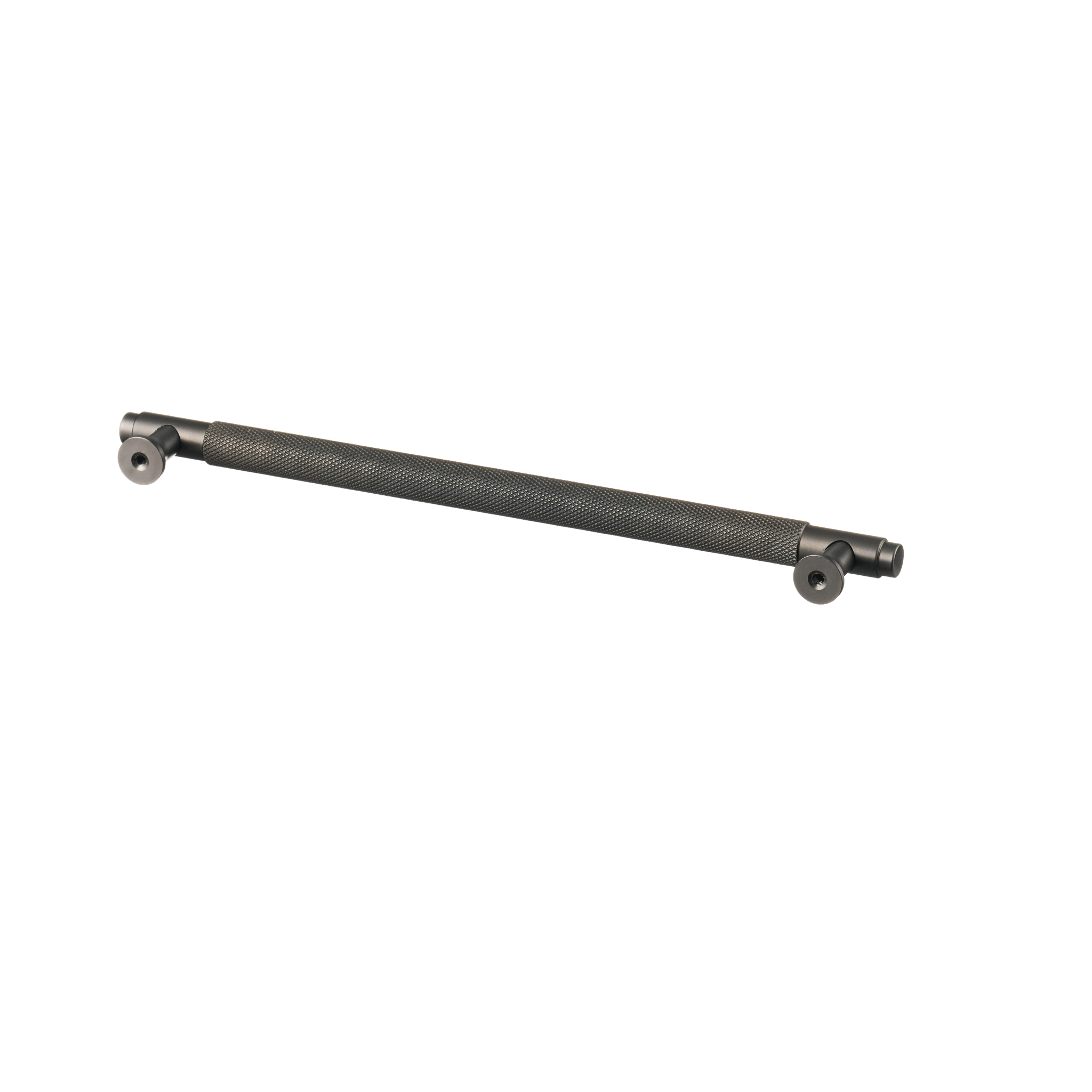 Handgreep Gun Metal - diamond cut - 224mm/256mm