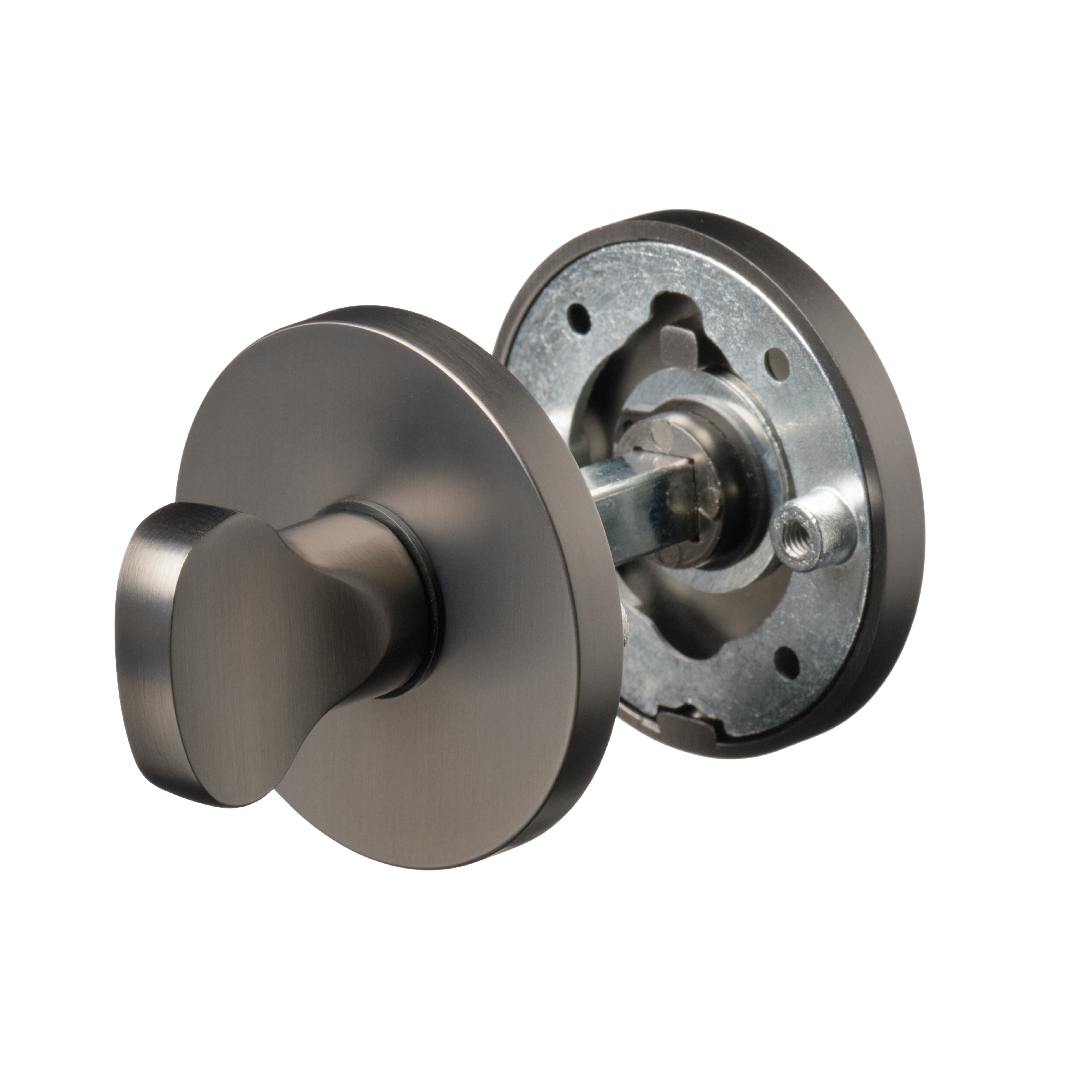 Ostiumhome® - Deurbeslag- WC Slot - Gun Metal - Basio