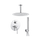 Alti - Inbouw Regendouche Plafond - Chrome