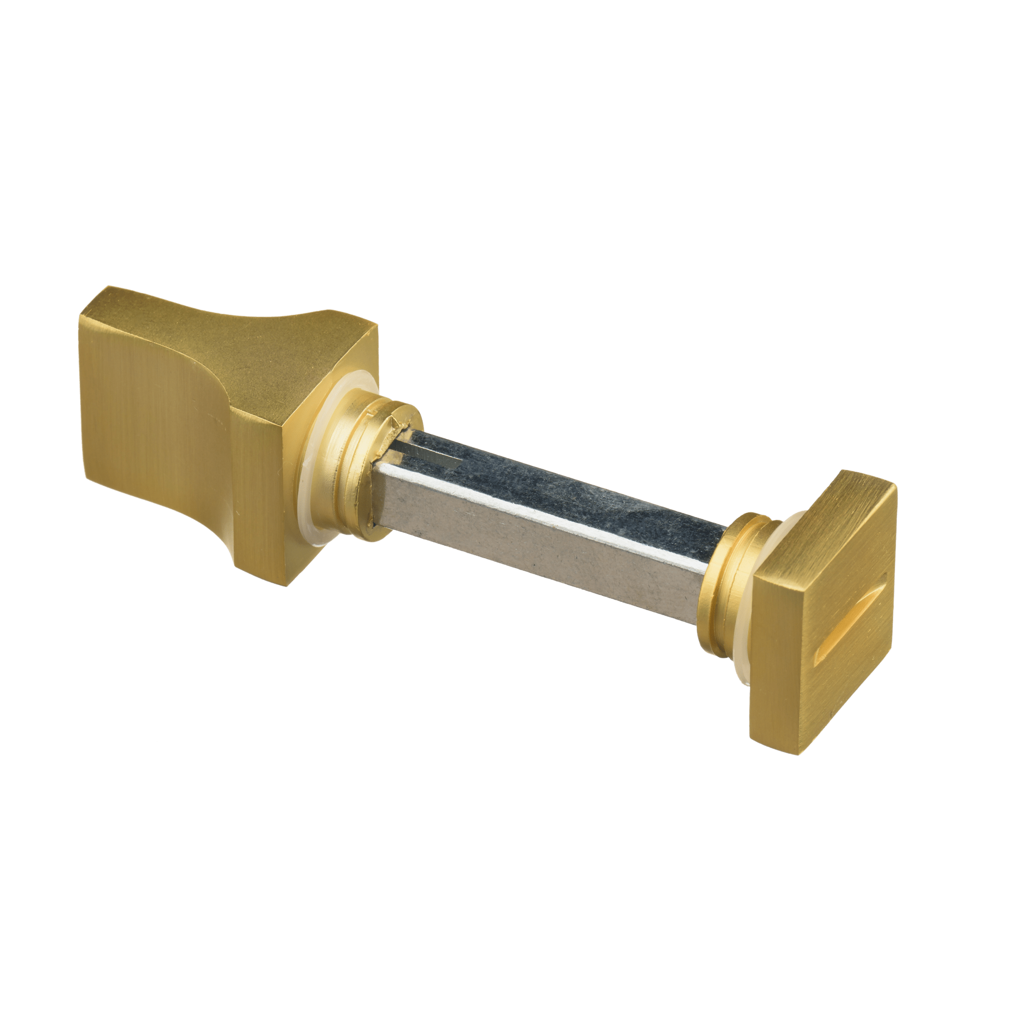 Avola WC-slot deurklink mat goud met 8 mm stift en draaiknop voor soepele privacybediening