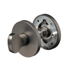 Gun Metal WC-Türbeschlag Runde Rosette