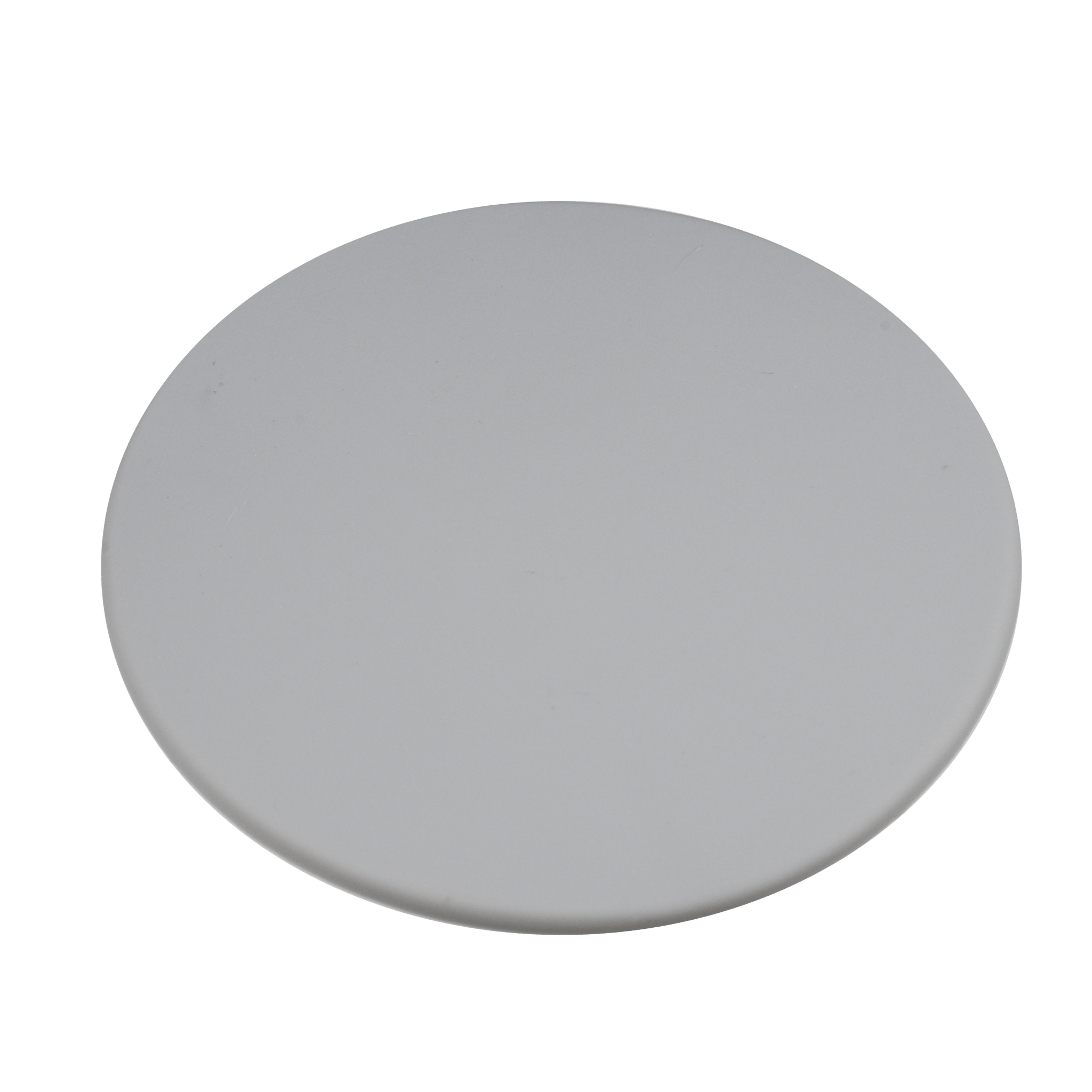 Set van vier zelfklevende grijze siliconen deurstoppers Ø 8 cm met anti-slip basis voor effectieve bescherming van muren en meubels 
