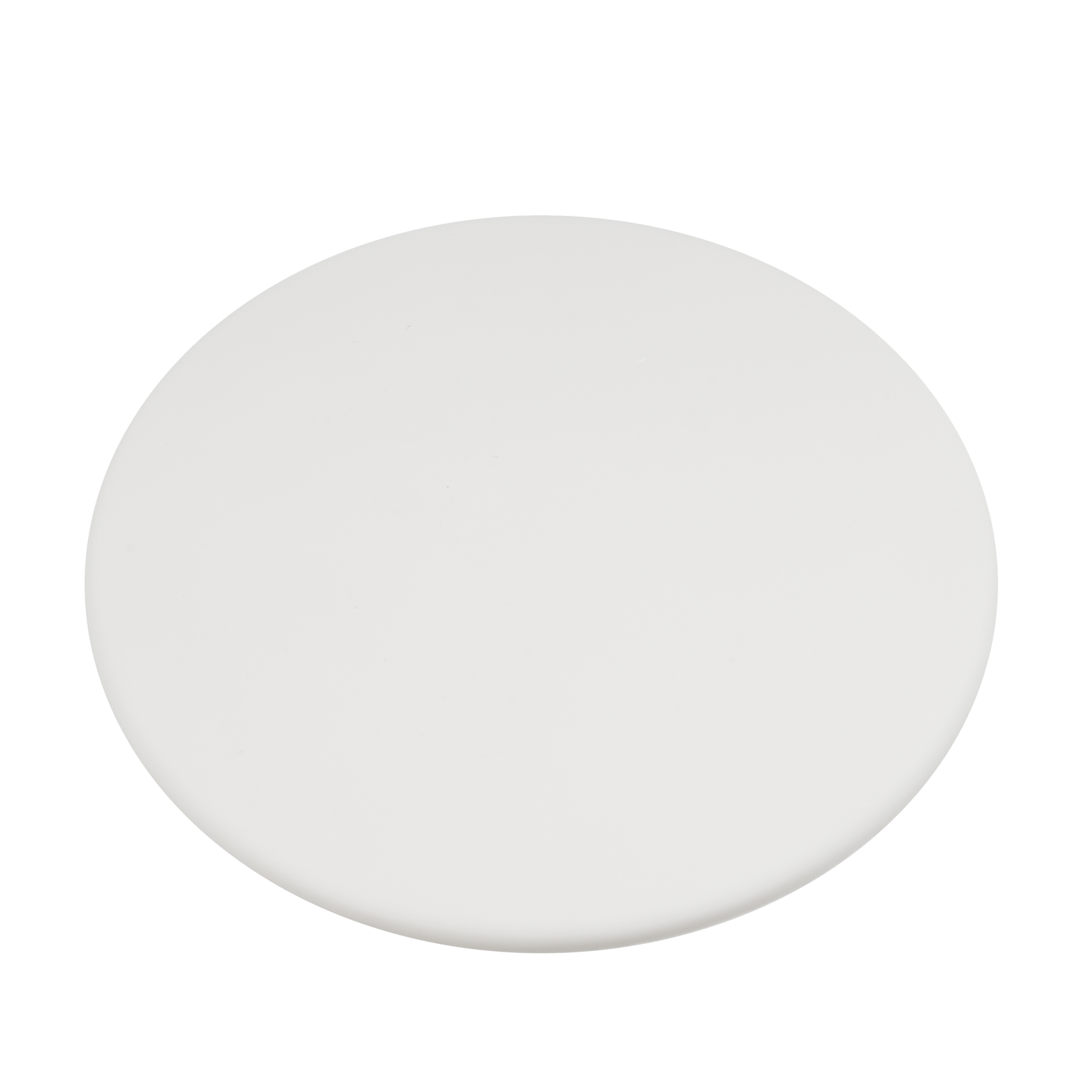 Ronde witte siliconen deurstopper Ø 8 cm met anti-slip basis voor bescherming van vloeren en wanden
