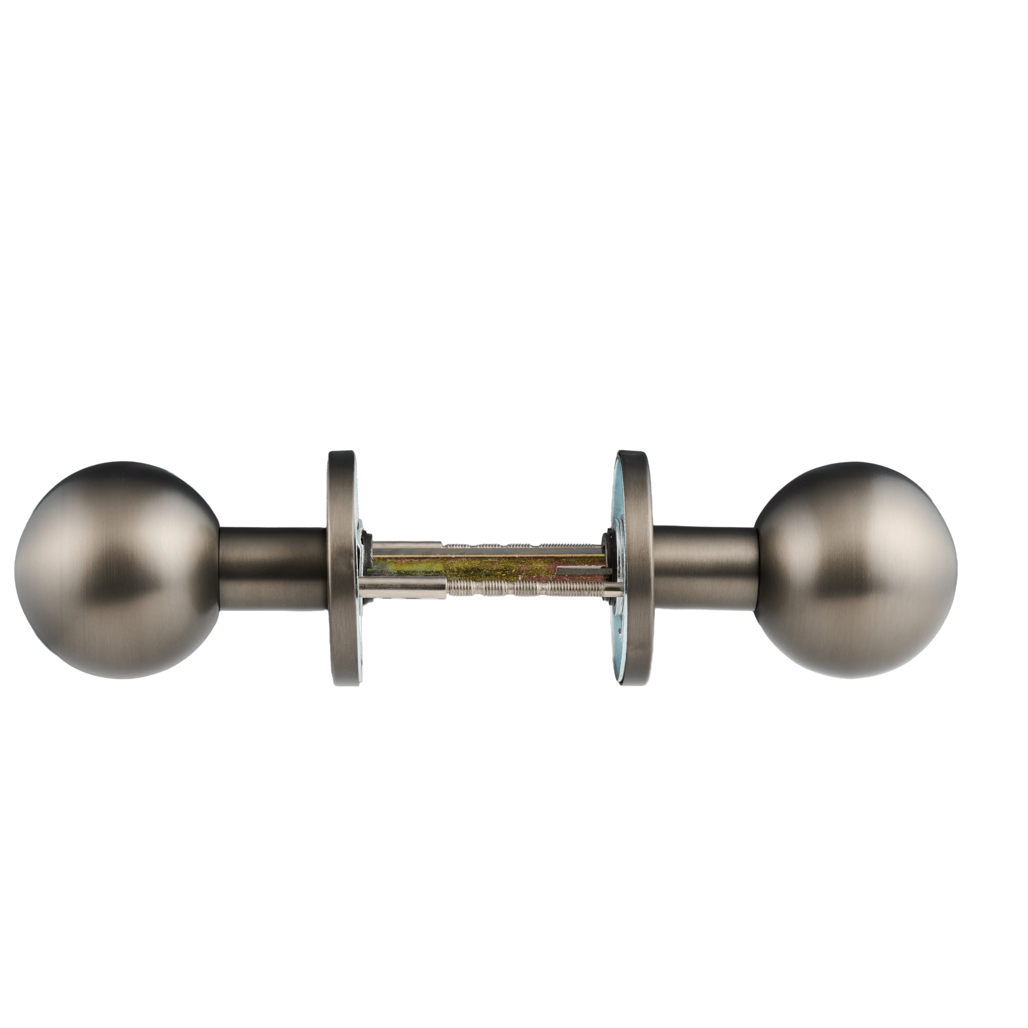 Draaibare Gun Metal deurknop van Ostiumhome.