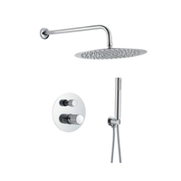 Fonti - Chrome Inbouw Regendouche - Draaiknoppen