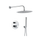 Fonti - Chrome Inbouw Regendouche - Draaiknoppen