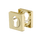 Goldene Zylinderrosette - Quadrat