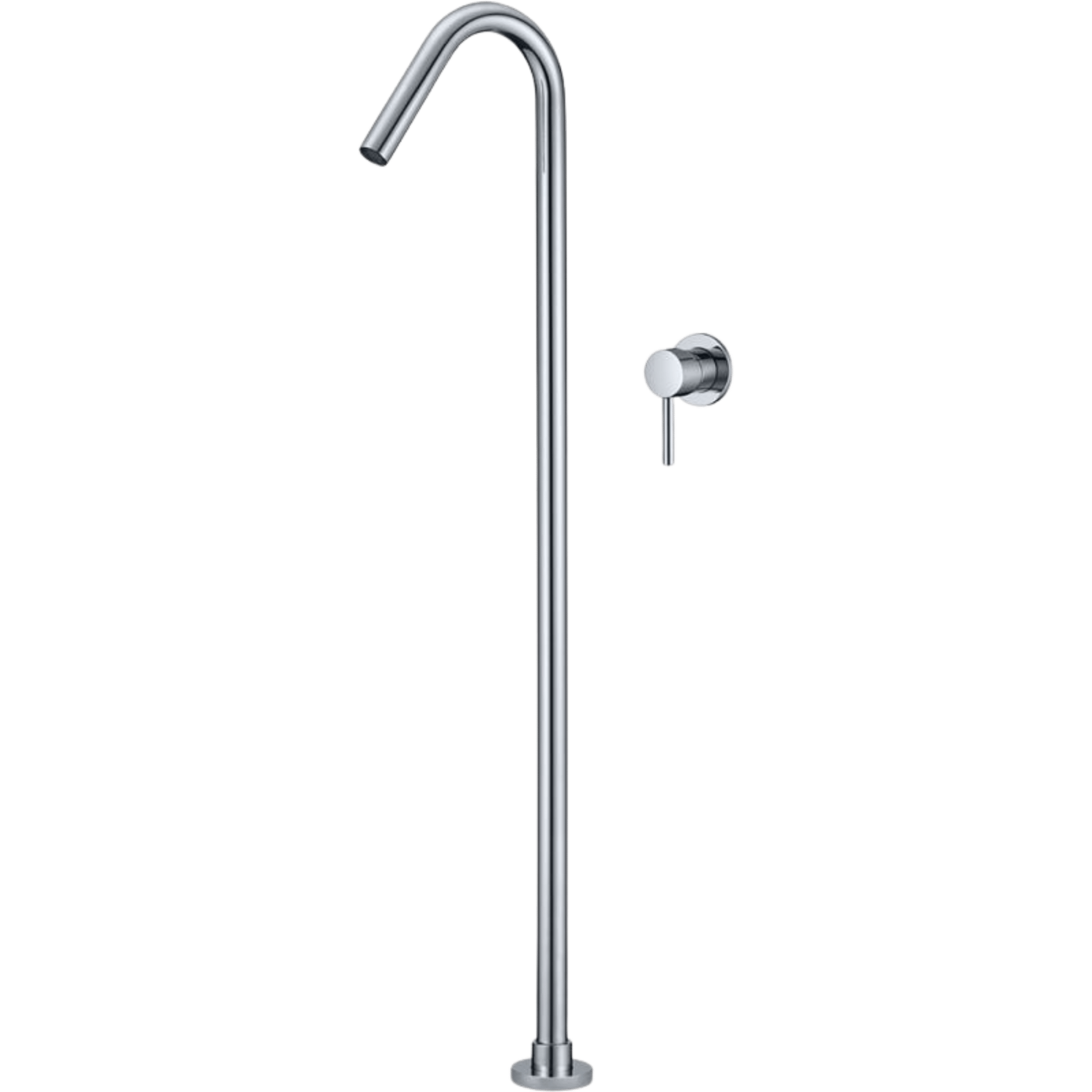 Marino - Robinet de baignoire sur pied en inox