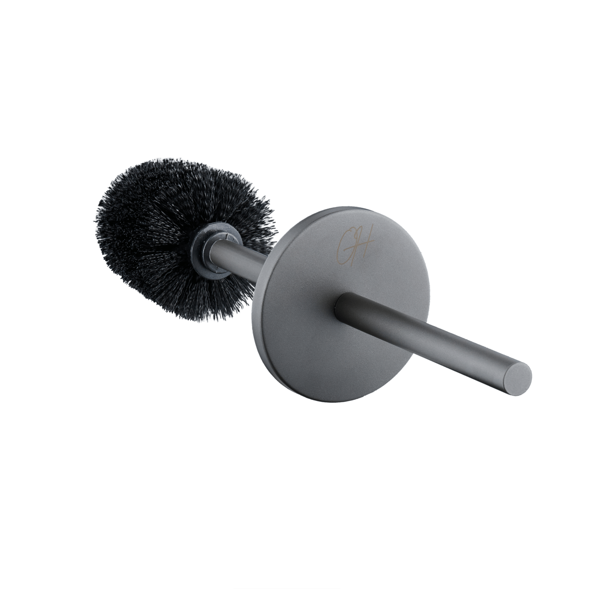 Losse toiletborstel in Gun Metal afwerking – stijlvol en robuust

