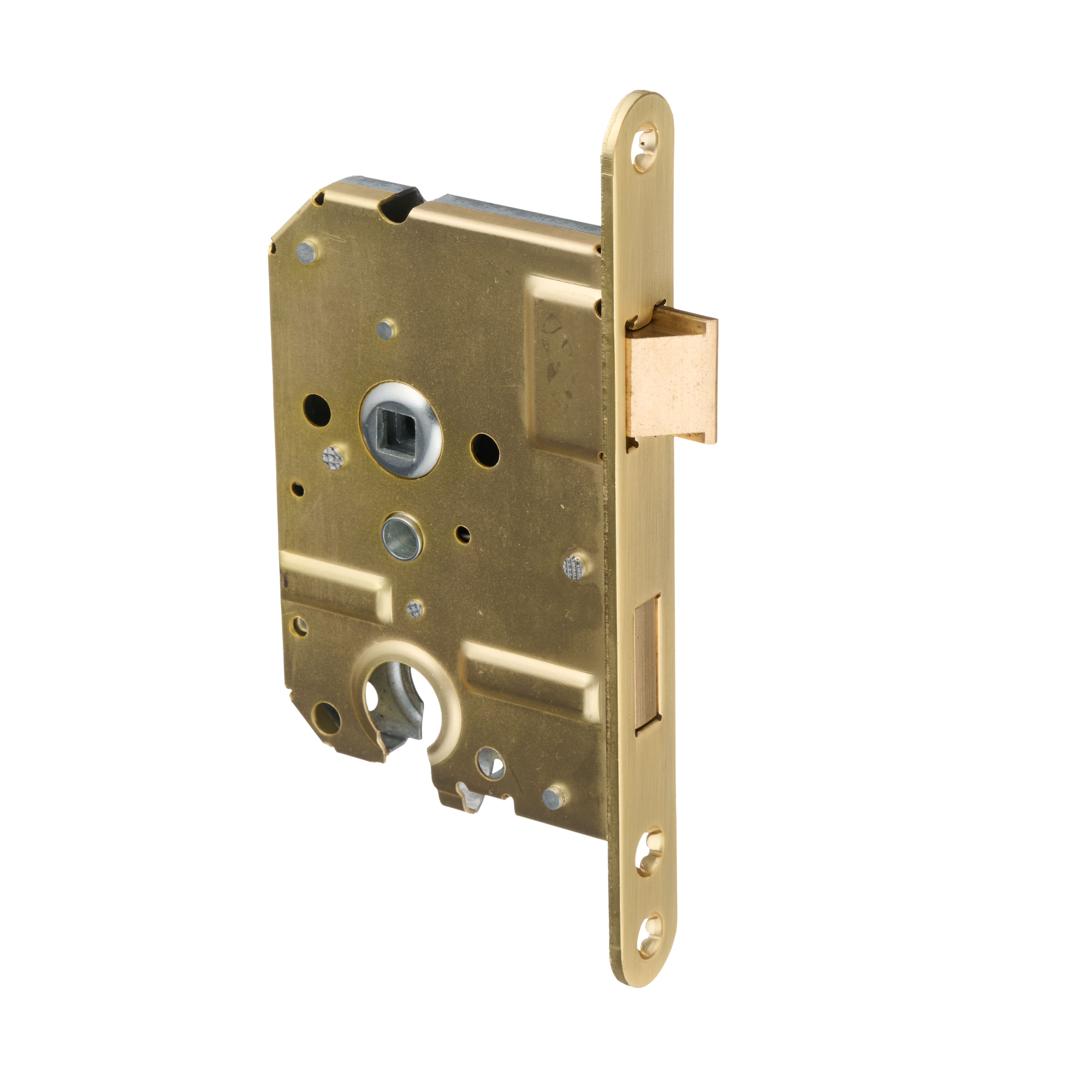 Gouden loopslot van Ostiumhome® met cilindergat – PC55 hartafstand en verfijnde afwerking

