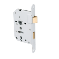 Wit loopslot van Ostiumhome® met sleutelgat – voorplaat 20x174 mm, hartafstand PC56


