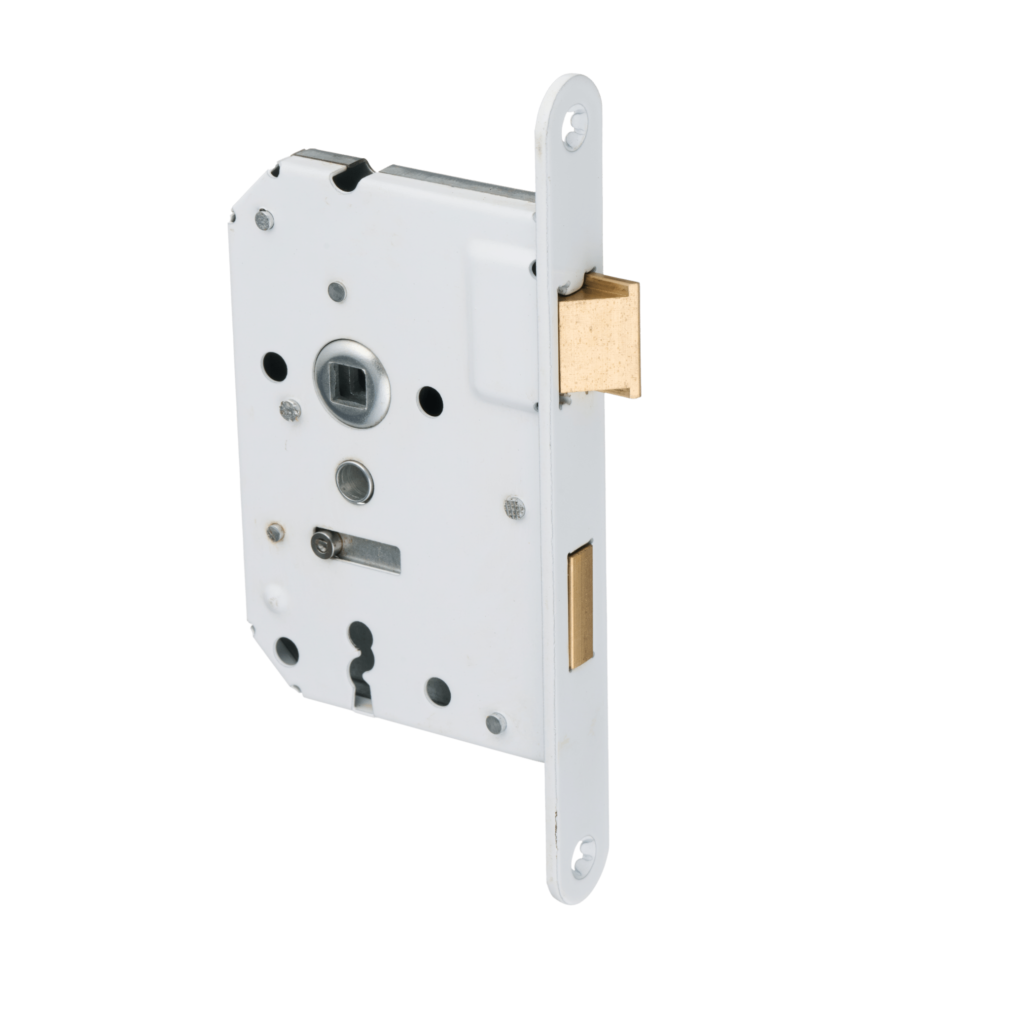 Wit loopslot van Ostiumhome® met sleutelgat – voorplaat 20x174 mm, hartafstand PC56

