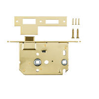 PC63 wc-loopslot van Ostiumhome® in gouden kleur – verpakking bovenaanzicht met montagemateriaal


