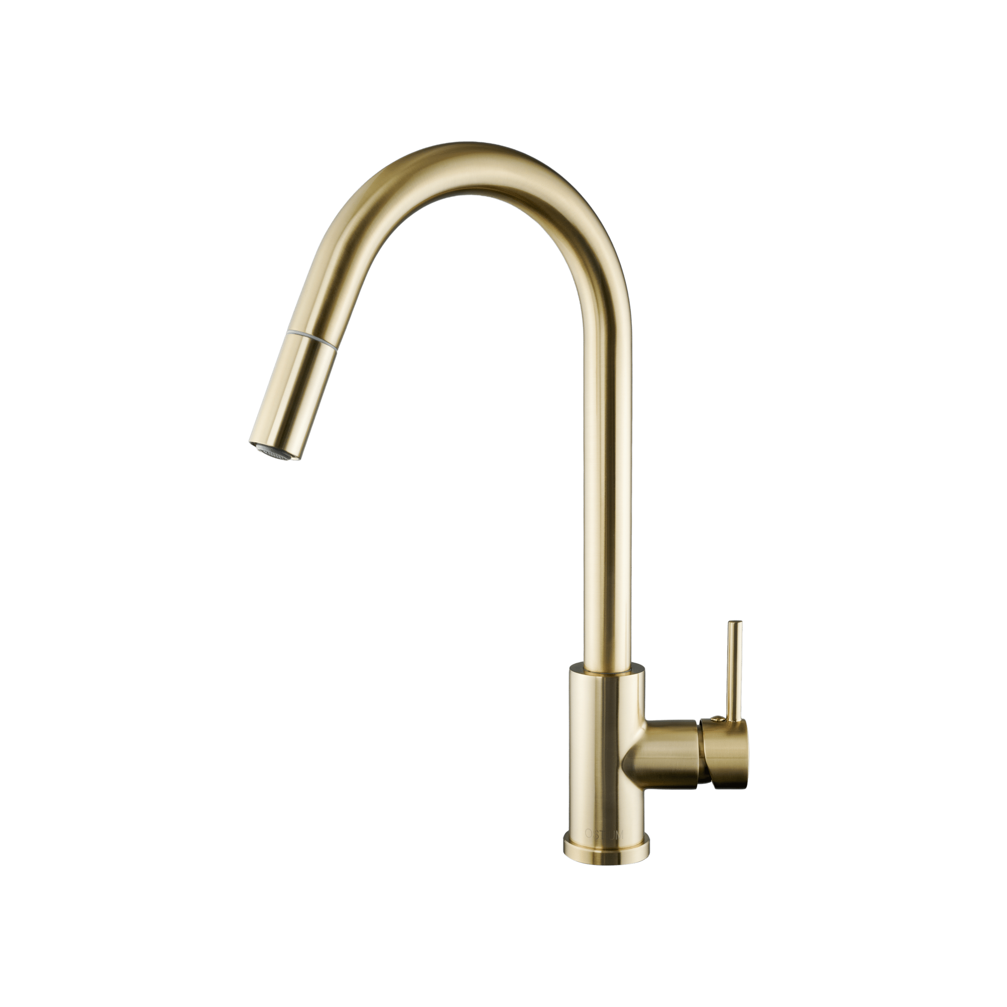 Silana - Robinet de cuisine doré - extractible