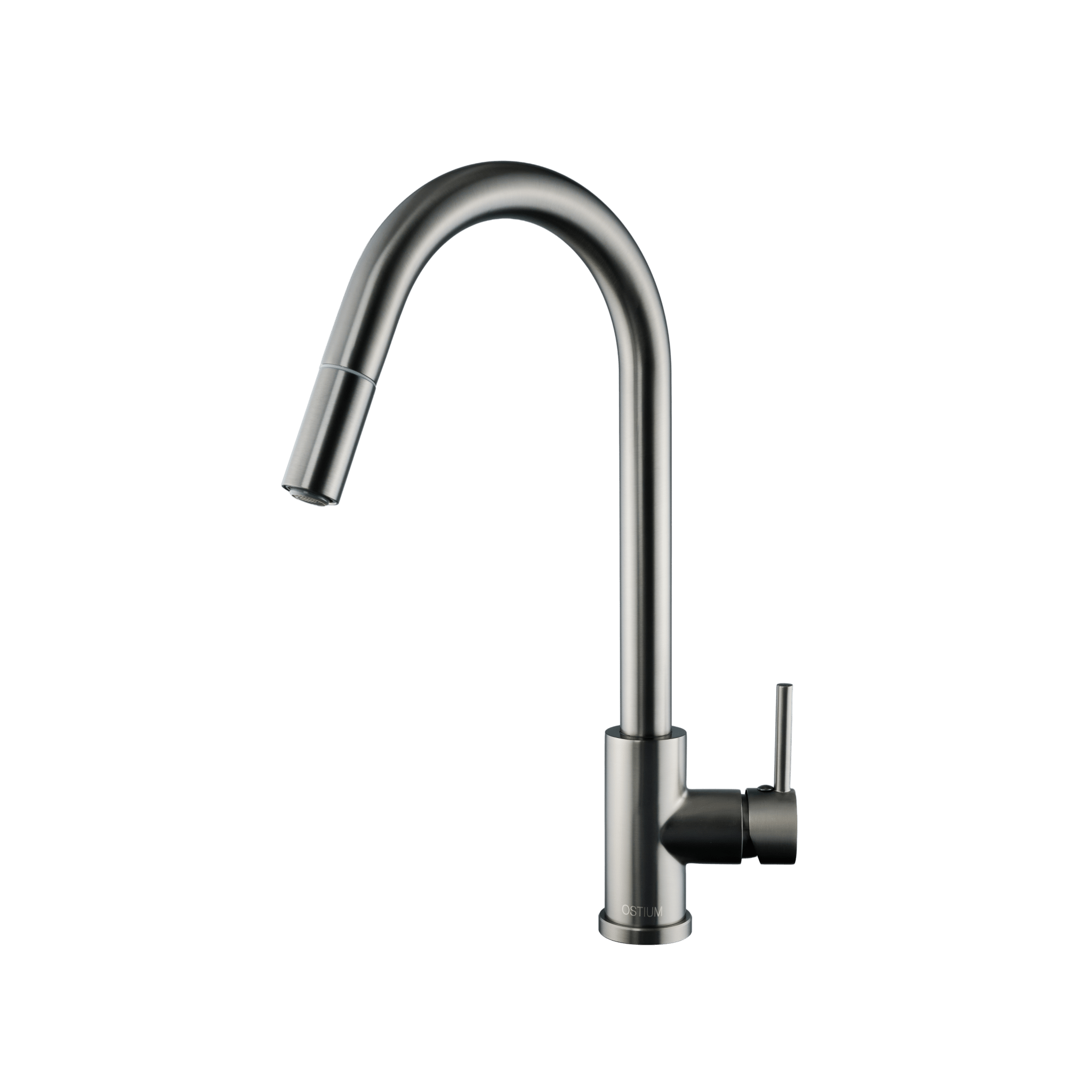 Silana - Robinet de cuisine Gun Metal - Extensible