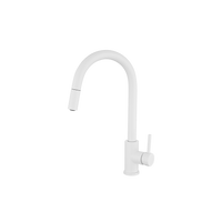 Silana - Witte Keukenkraan - Uittrekbaar