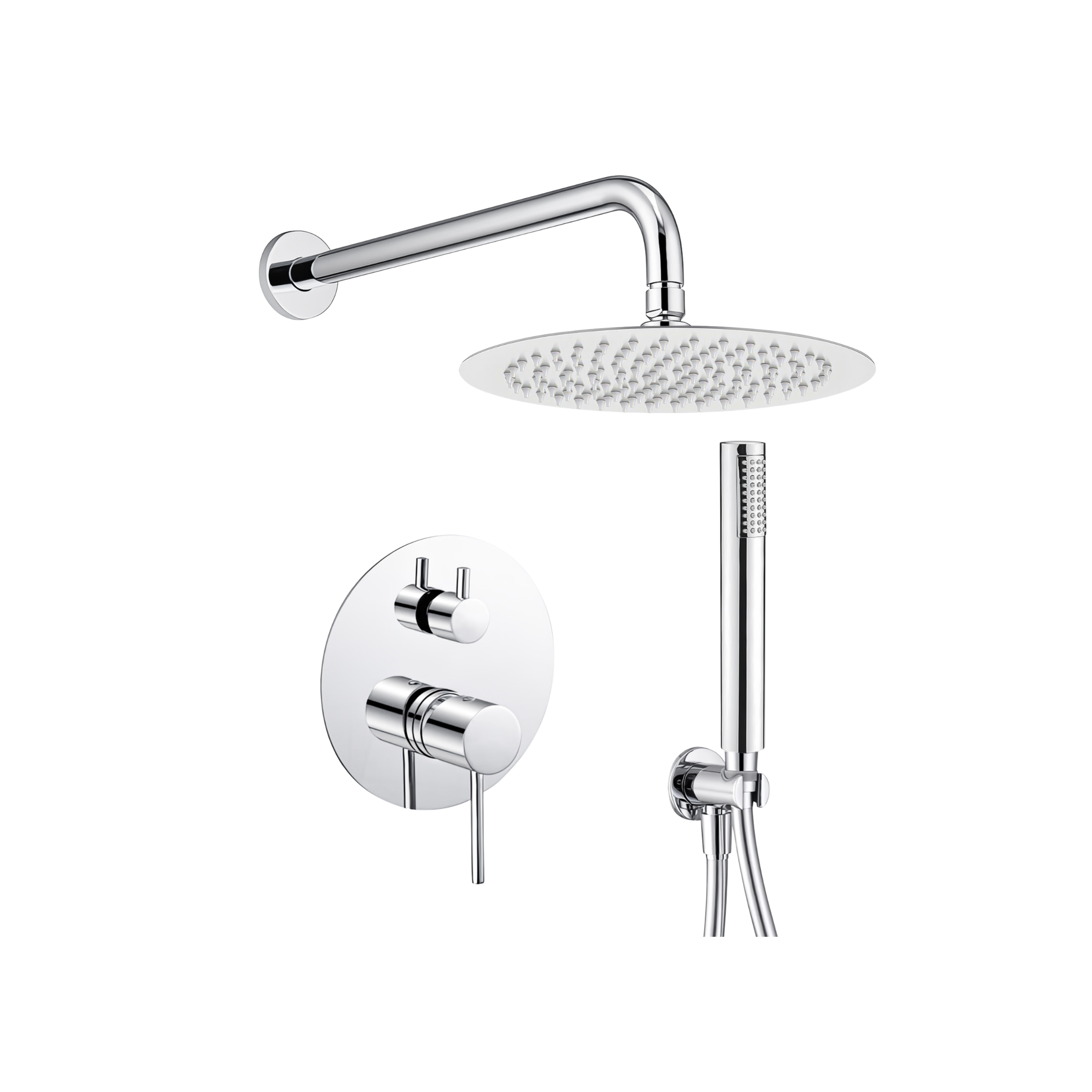 Terni - Inbouw Regendouche - Chrome