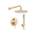 Terni - Inbouw Regendouche - Goud