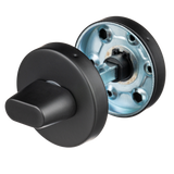 Bobbio WC slot mat zwart rond - WC sluiting