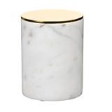 Portacandele in vero marmo bianco - portacandele in marmo bianco
