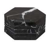 Marmeren onderzetters zwart (5 stuks)